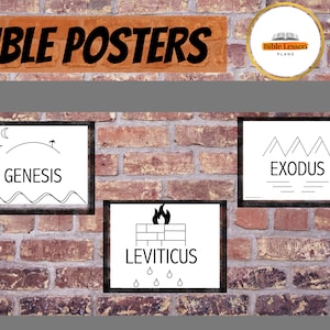 Pentateuch Bible Posters