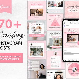 Coaching Instagram Templates | Business Coach Instagram | Coaching Program Instagram Templates | Coach Template Canva
