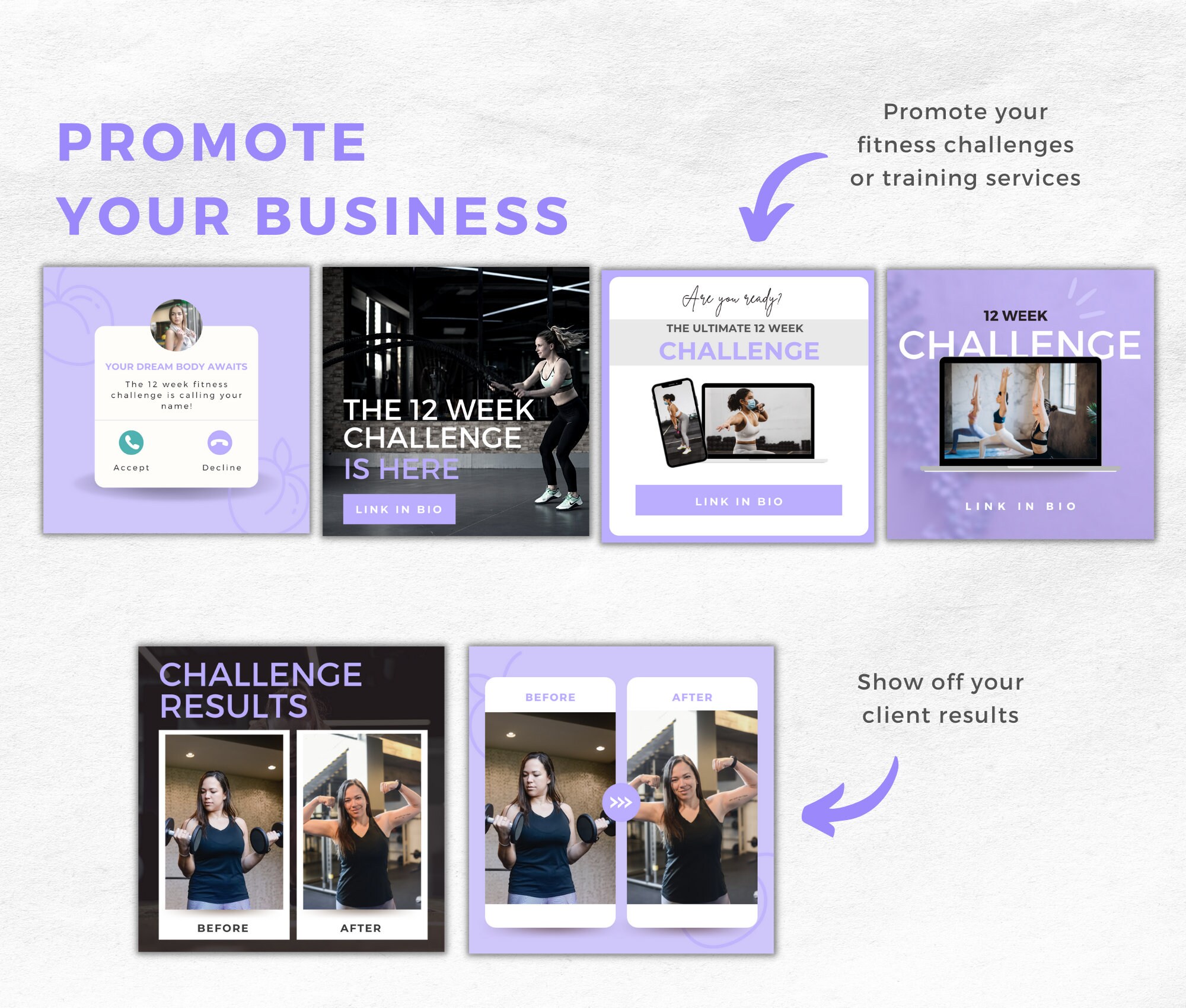 40 Fitness & Nutrition Instagram Templates Instagram Engagement