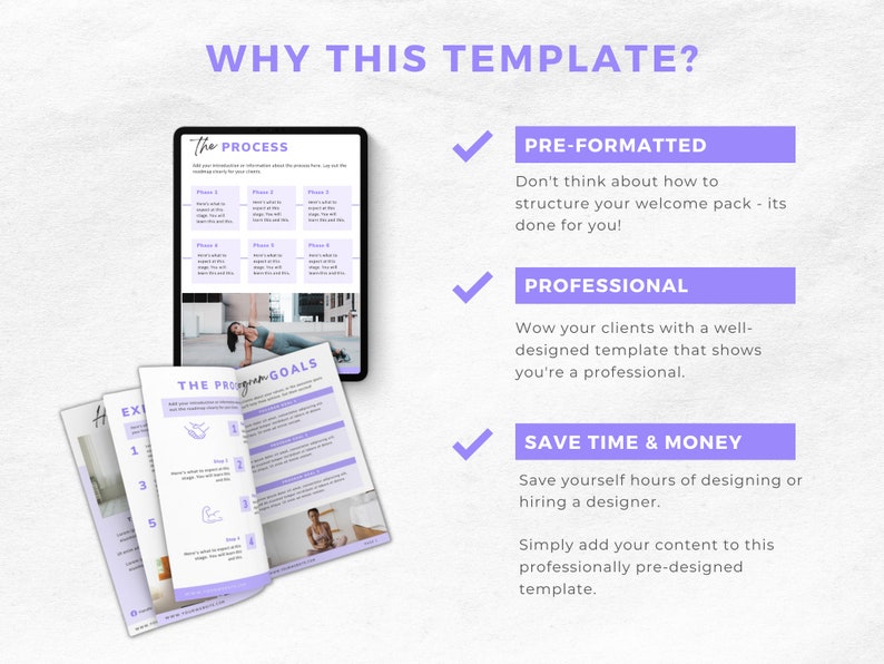 Fitness Welcome Pack Canva Template Client Onboarding Pack - Etsy