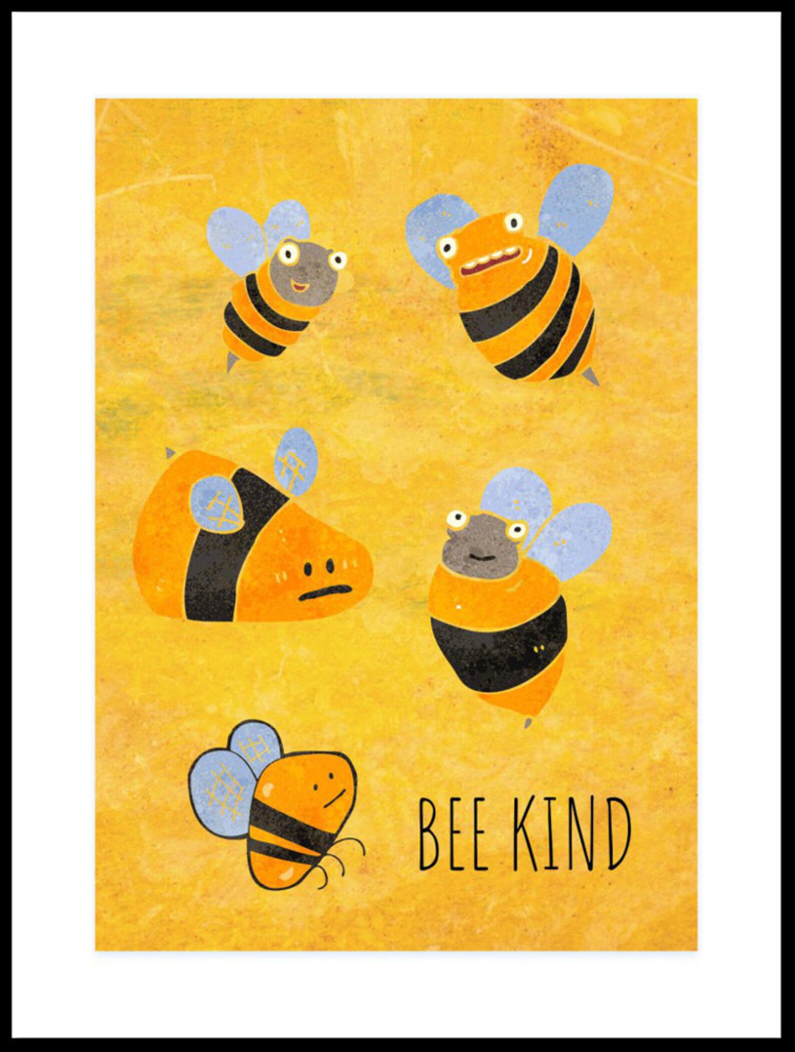 Bee Kind Classic Semi-glossy Paper Poster - Etsy UK