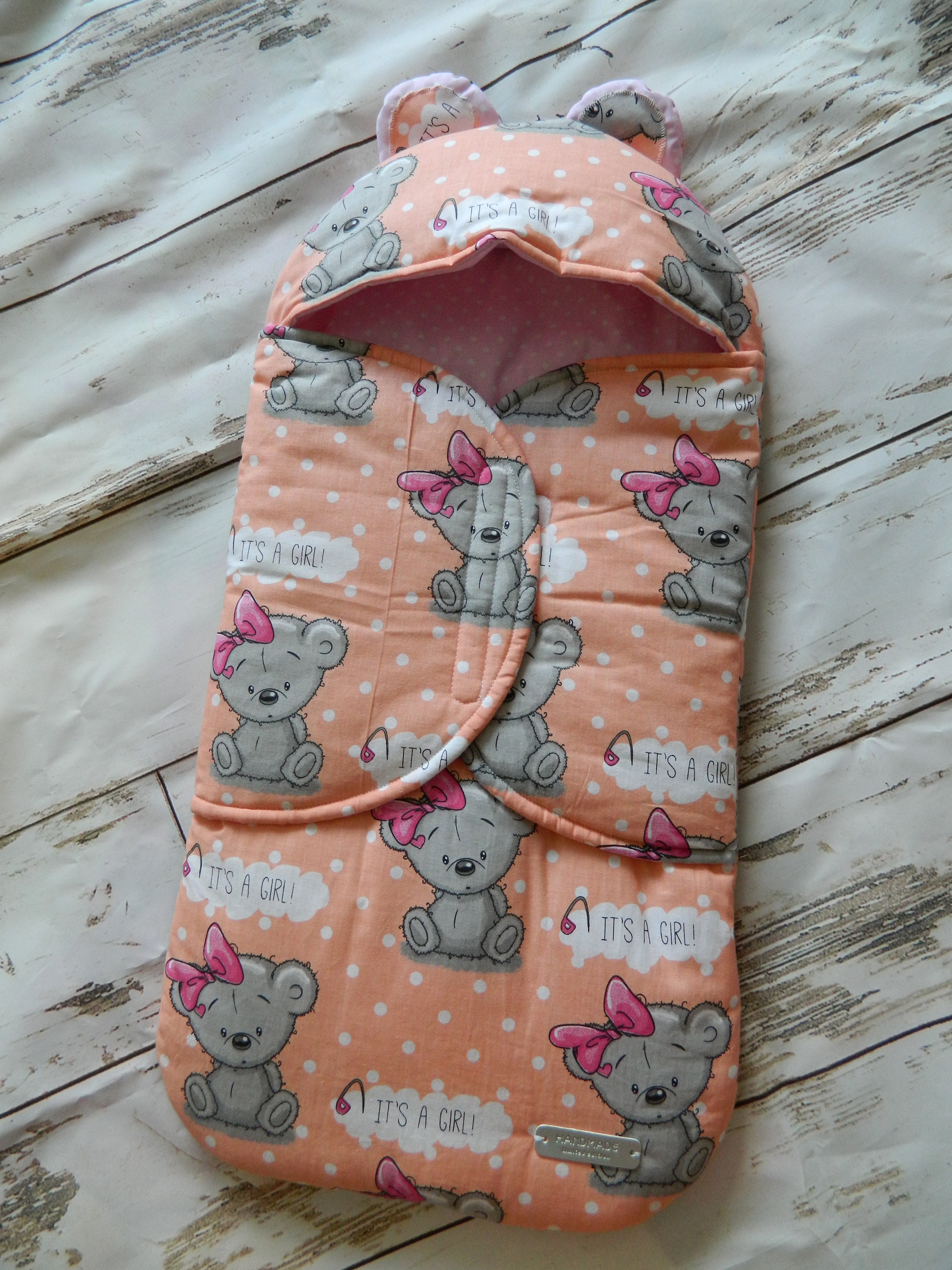 Baby Girl Sleeping Bag Baby Cocoon Newborn Cuddle Etsy