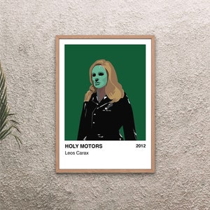 holy motors movie art | Leos Carax film poster - INSTANT DOWNLOAD - movie mania - minimalist movie poster
