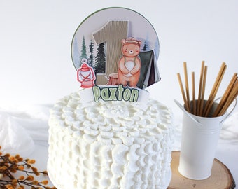 One happy camper cake topper| One happy camper theme|Camping first birthday decor