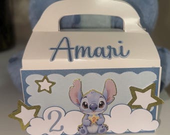 Stitch Gable boxes|Stitch party favor boxes