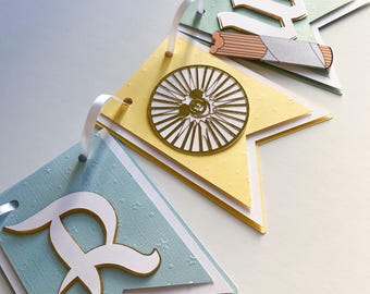 Banner vintage de Disneyland/Banner de feliz cumpleaños/Tema del cumpleaños más feliz del mundo/Banner de Mickey Mouse de Disneyland