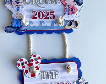 Disney cruise Sign|Personalized Disney cruise vacation sign| Disney family vacation| Disney cruise vacation|Family vacation sign