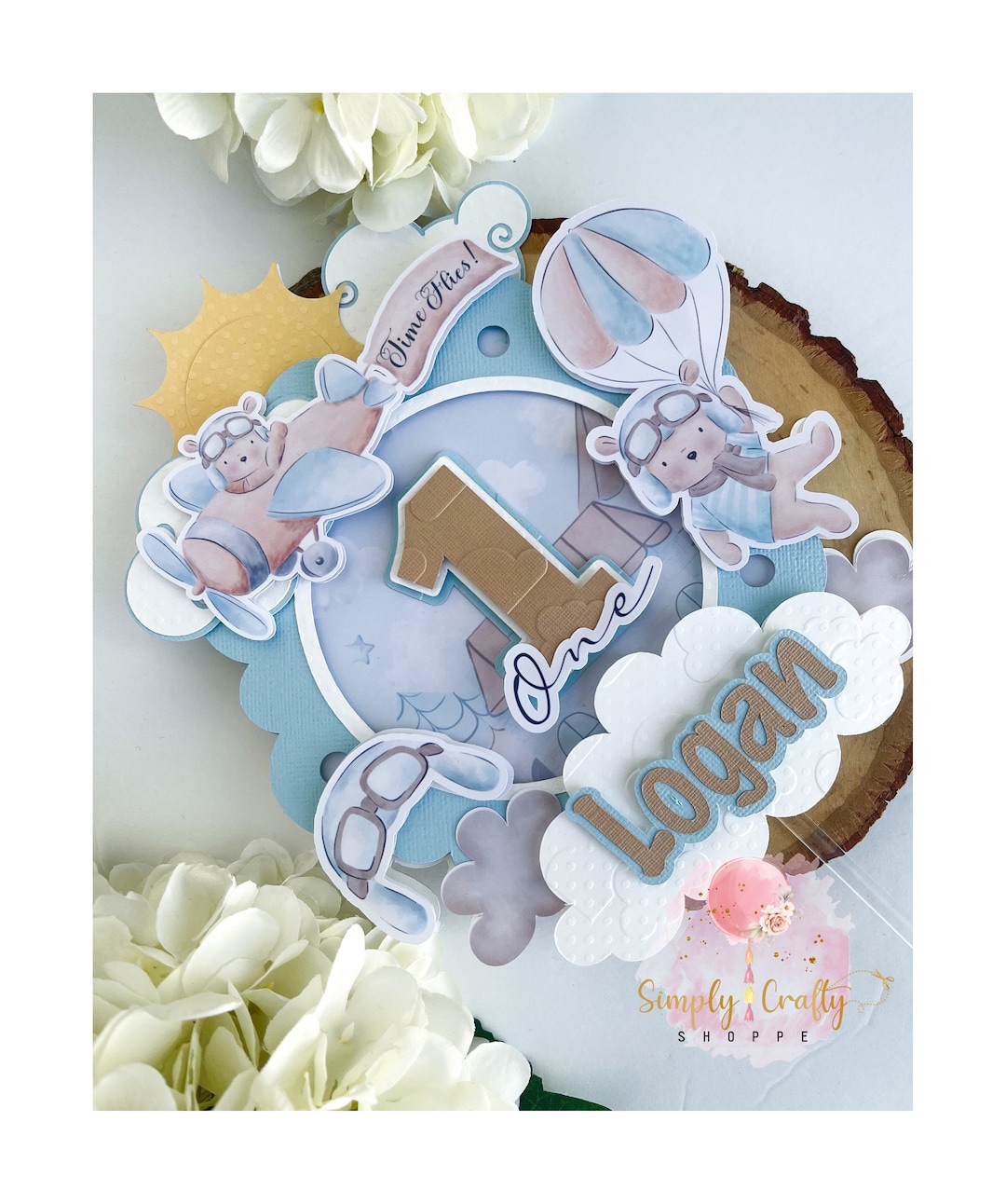 Time Flies Cake Topper|time Flies Birthday Decorations|time Flies First ...