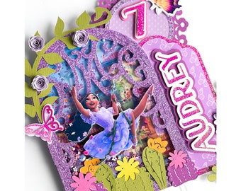 Adorno para tarta Isabella / Adorno para tarta Encanto / Adorno para tarta Isabella Madrigal