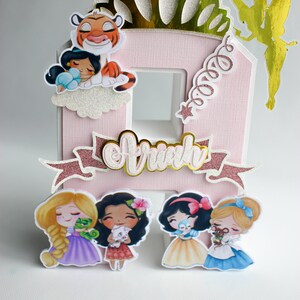 Princess 3D Letter - Etsy