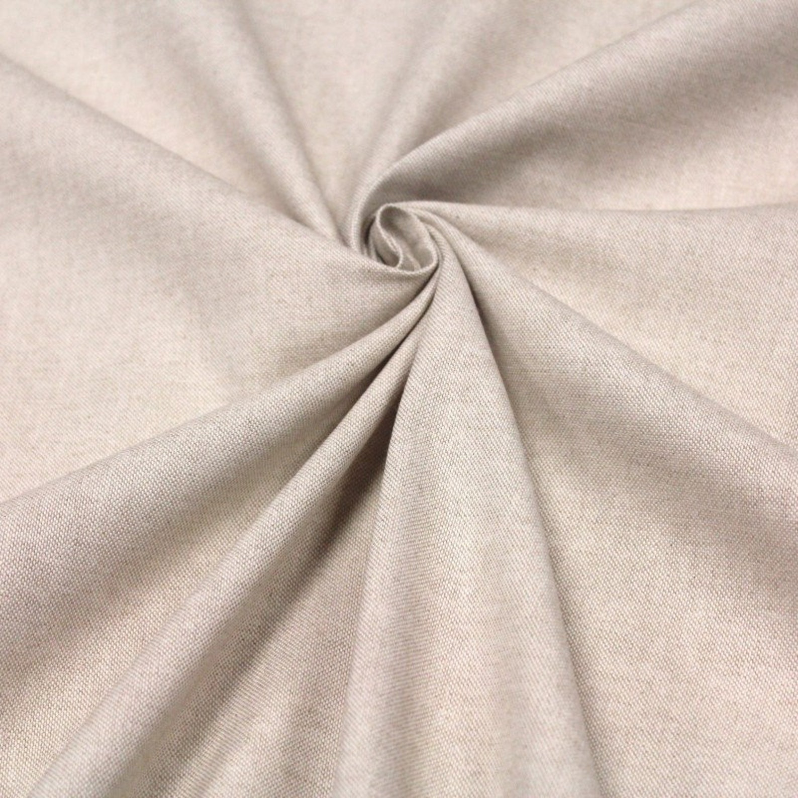 Heavy cotton fabric linen look plain Etsy