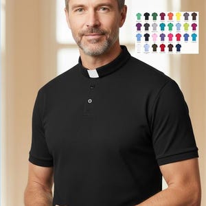 Men’s Clerical shirt / Luxury Easycare fabrics - Superwash 60degrees - 30 colours