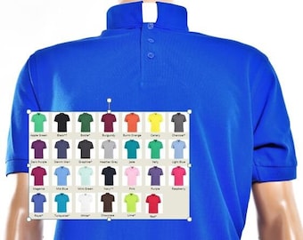 Men’s High Quality Clerical shirt / Luxury Clergy shirt Polo Style - 26 colours