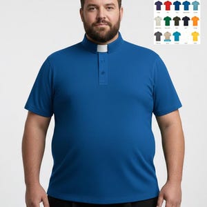 Cerical poloshirt Big and Tall Tab-kraag, comfort fit - 18 kleuren