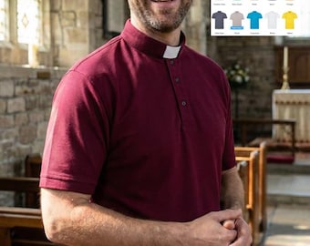 Modern Men's Clergy Shirt – Modern Comfort-Fit Clergy Shirt - 20 colours