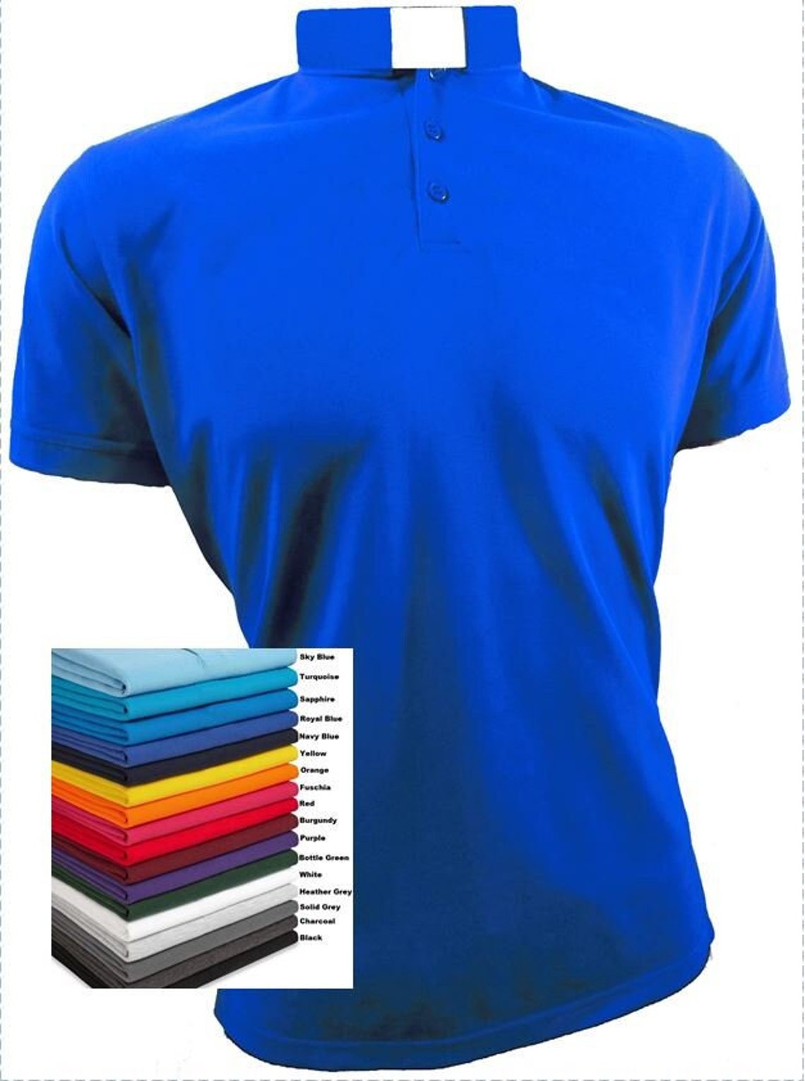 Big and Tall Tab Collar Clerical Shirt / Outsize Clergy Shirt Etsy Canada