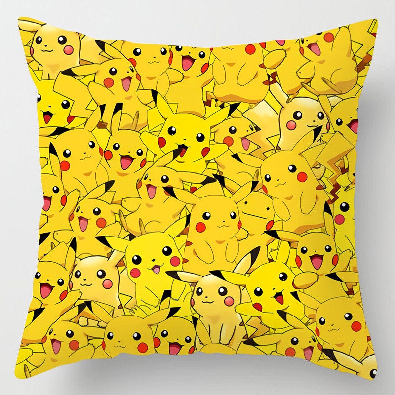 90s Vintage Springs Pokemon Pikachu Ash Standard Pillow Case