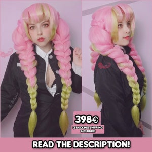 INFO ONLY Pink Mit ssuri Cosplay Wig by Order INFO M  [ anime DemonSLYR ] Peluca por encargo / Wig Commission [Read the Description]
