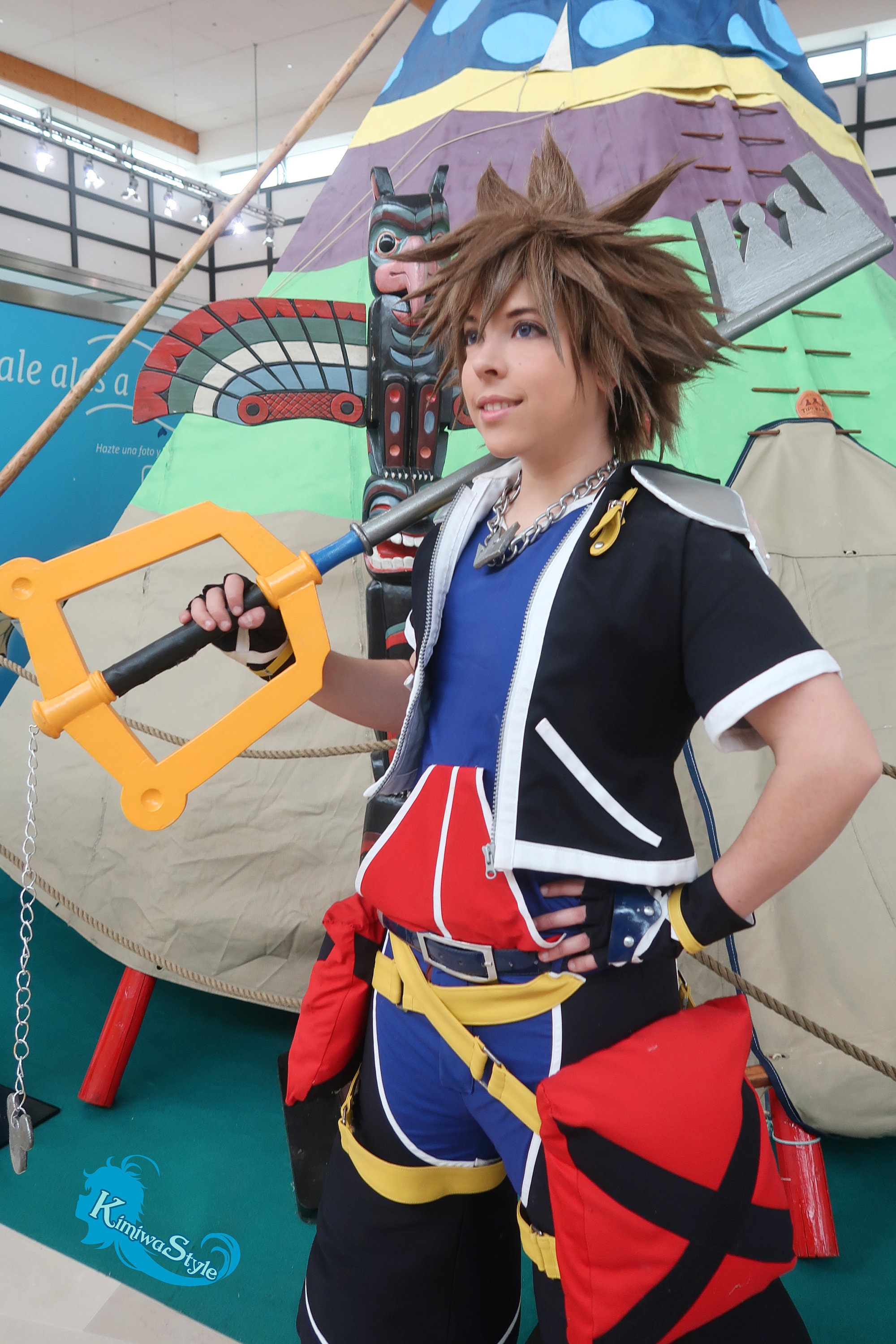 Kingdom Hearts Sora Cosplay Costume. Keyblade Sword. Cosplay Foam