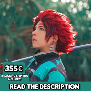 Red wine Wig By Order Demon INFO ONLY[ cosplay wig ] Wig Commission [Read the Description]