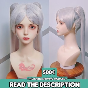 Frieren Wig by Order for Cosplay INFO ONLY [ Sōsō no Frieren] Peluca por encargo / Wig Commission [Read the Description]