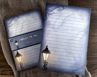 Through the Fog 4X6 Sticky Memo Pad • Kawaii and Gothic Aesthetic Stationery • Cute Sticky Note pad and Desk Accessory