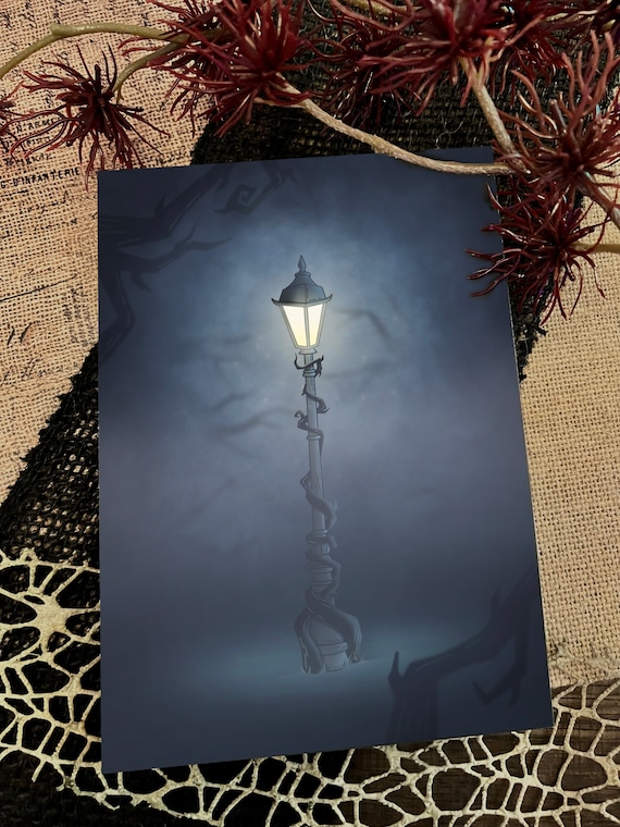Through the Fog 5x7 Art Print • Kawaii and Gothic Aesthetic Art • Cute Wall Art Print