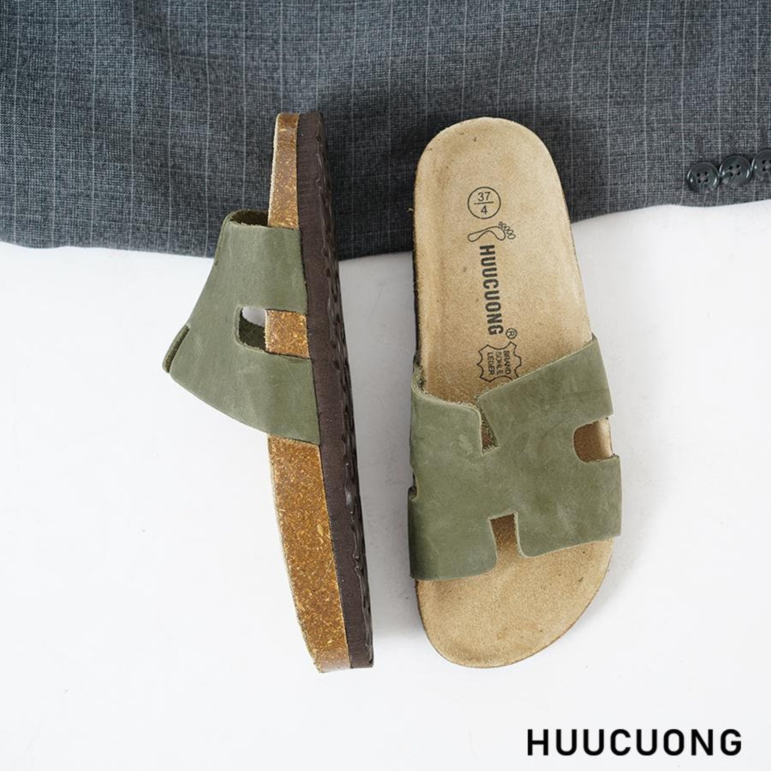 female hand made sandals