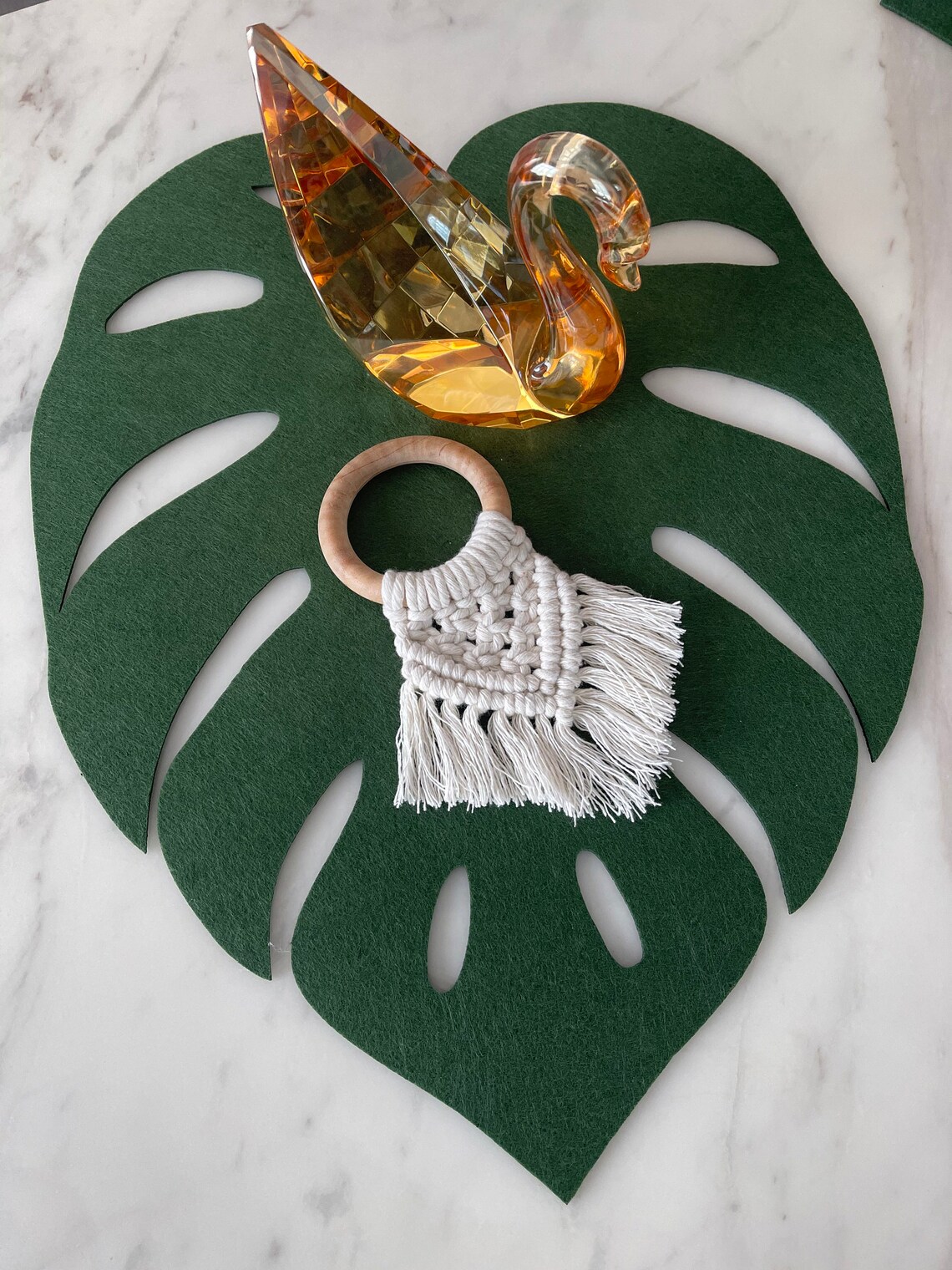 Set of Leaf Placemats Placemats Leaf Placemats Tropical Etsy