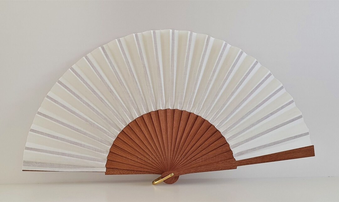 Original spanischer Handfächer aus Holz und Stoff, Qualitätsbezeichnung ...