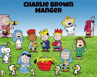 Charlie Brown Outdoor Nativity - Etsy