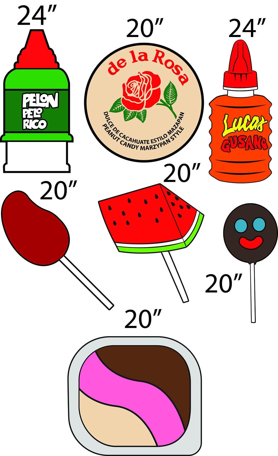 Mexican Candy Yard Sign - Etsy