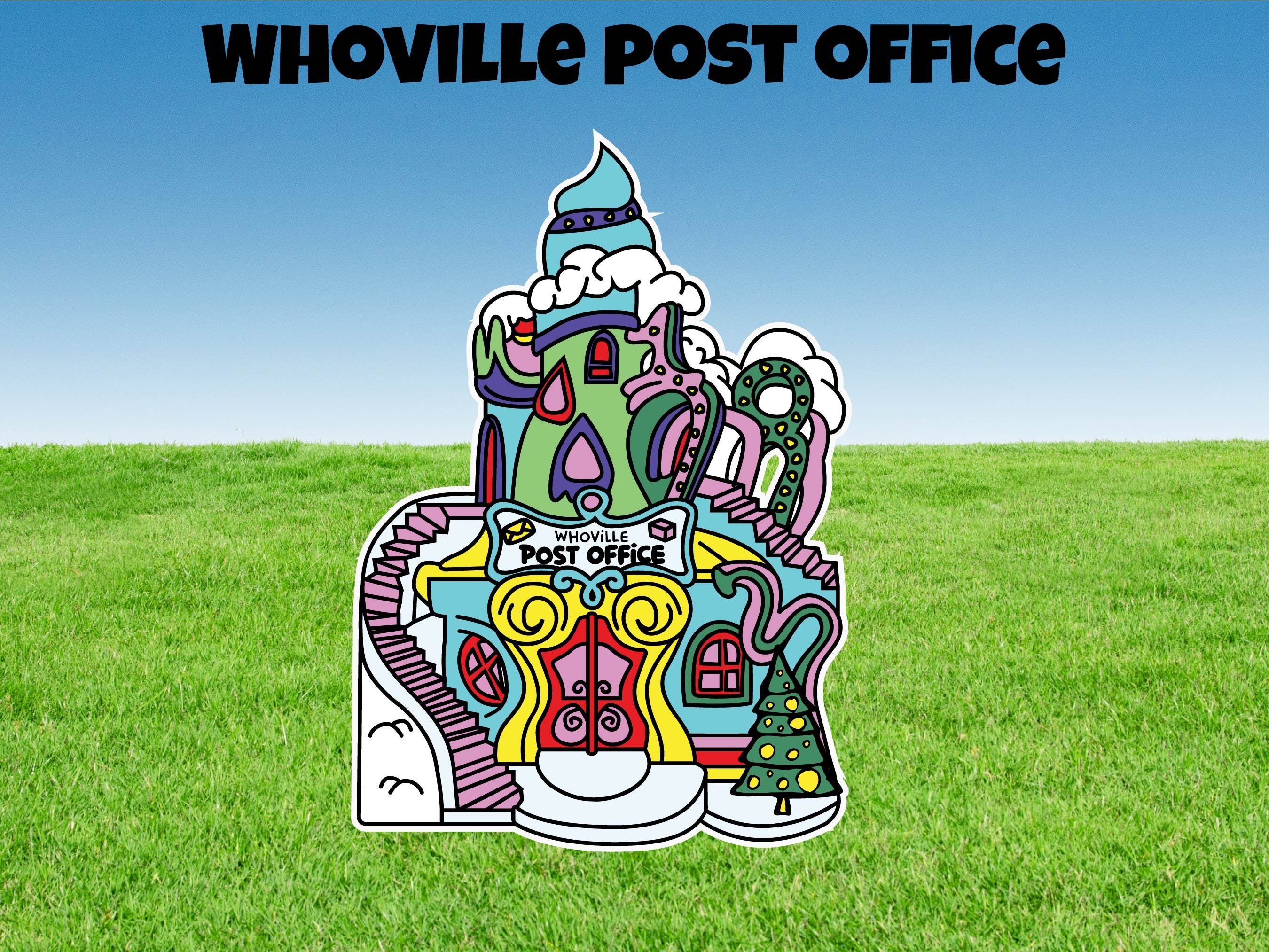 Post Office Christmas Decorations Grinch Max Cindy Lou - Etsy Post Office Christmas Decorations Grinch Max Cindy Lou - Etsy