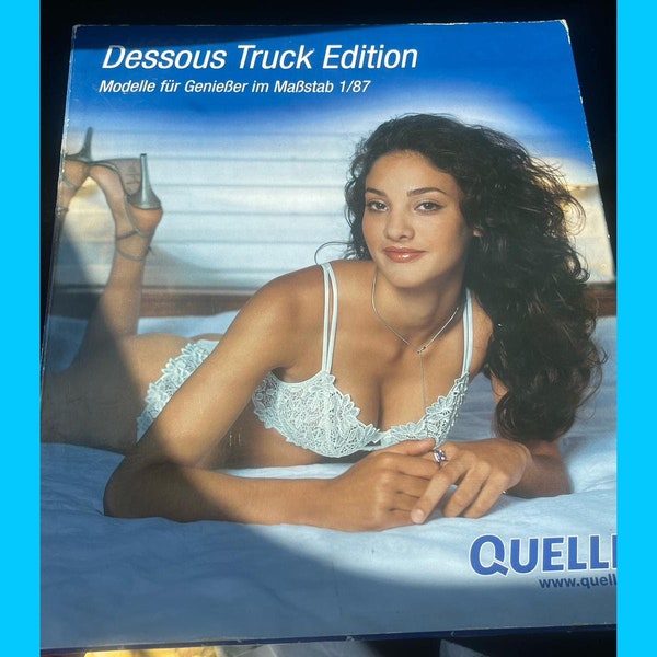 1980er Quelle Dessous Truck Edition NEU/NOS  4 Spielzeug Trucks Germany