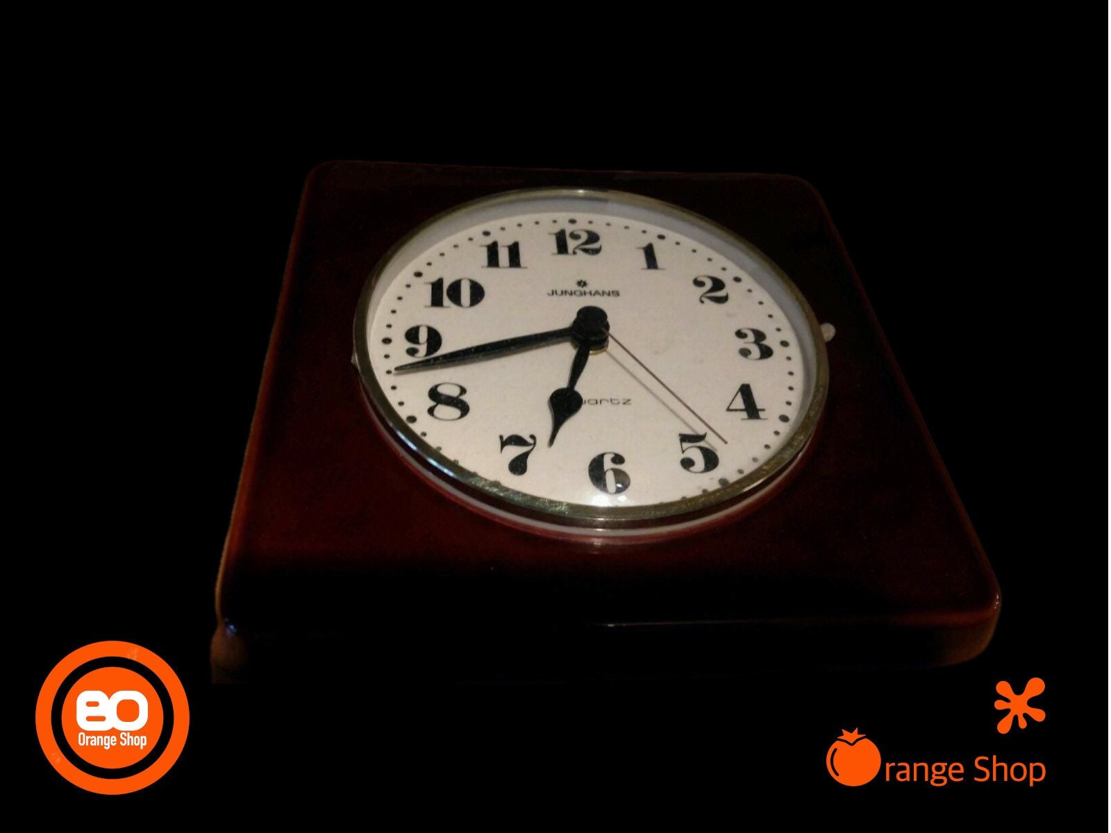 1970s JUNGHANS Quartz Wall Clock Kitchen Clock Ceramic Large Etsy UK