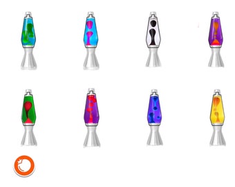 New replacement bottle for MATHMOS Astro lava lamp in original packaging, various color combinations possible 2Kg Made in UK