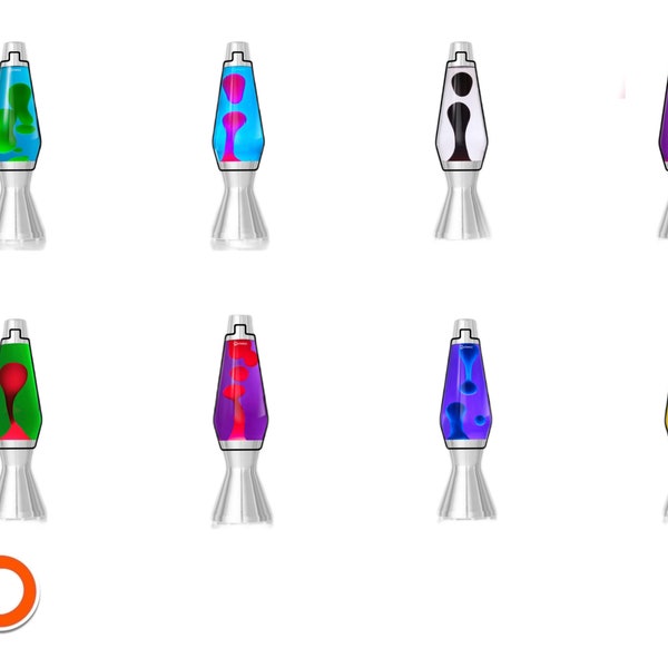 New replacement bottle for MATHMOS Astro lava lamp in original packaging, various color combinations possible 2Kg Made in UK