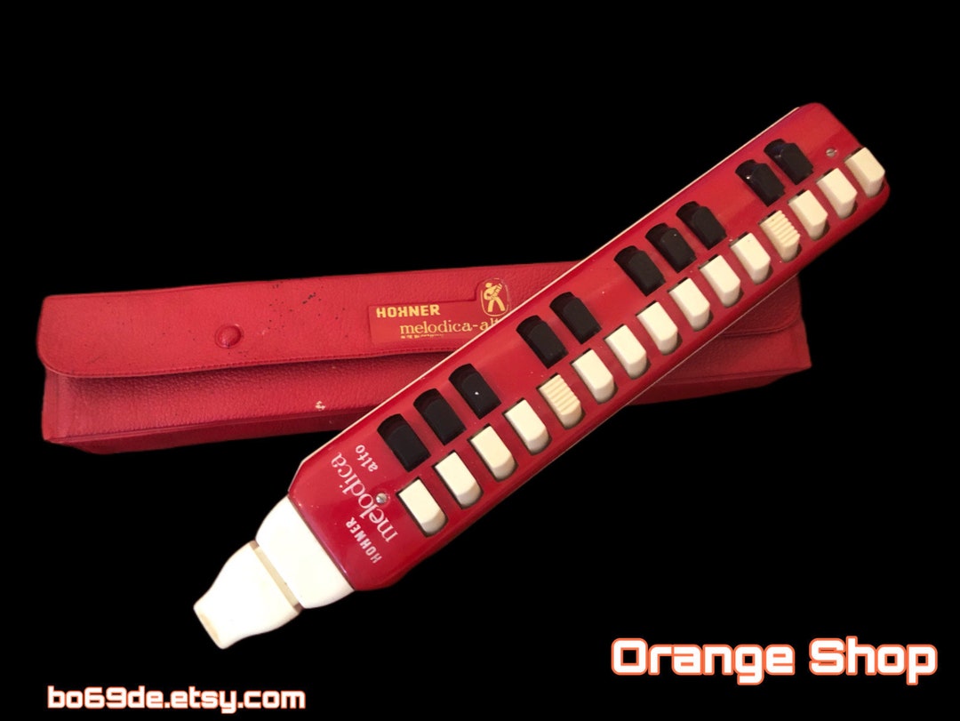 1970s Hohner Melodica Alto Cult Harmonica in the Original Case Etsy