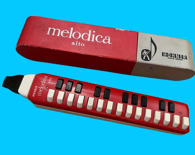 1960s Hohner Melodica Alto Cult Harmonica in Original Packaging in