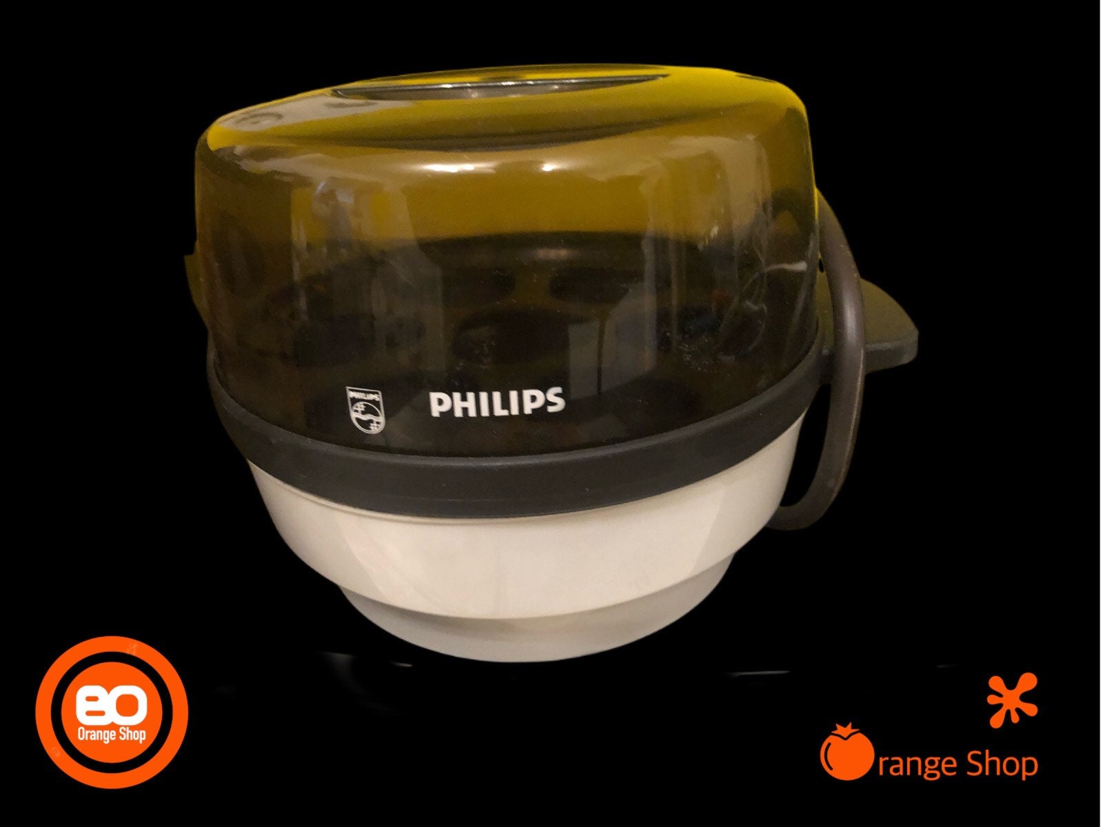 1970s Philips Egg Cooker Brown-white