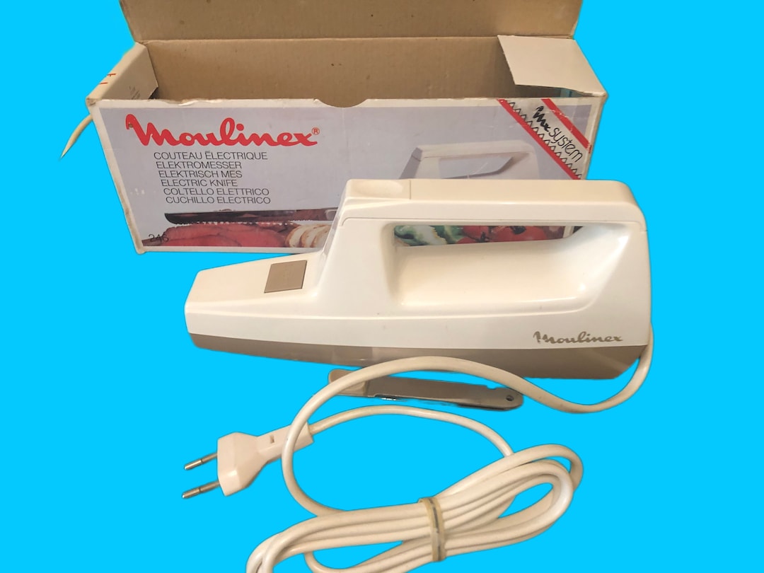 1970s Moulinex Electric Knife in Original Box Full Set Etsy