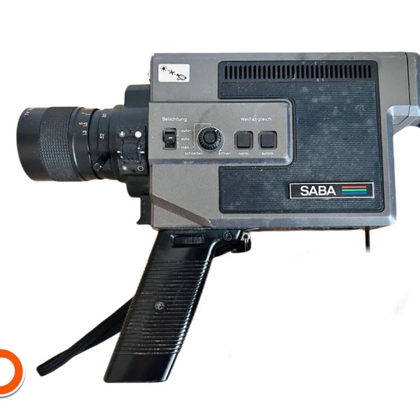 1970er SABA Super 8 Kamera Filmkamera Klassiker  1500g Japan