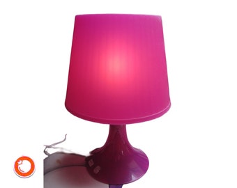 Lampada da comodino IKEA LAMPAN degli anni '90 lampada da comodino lampada da tavolo lampada da tavolo rosa Svezia