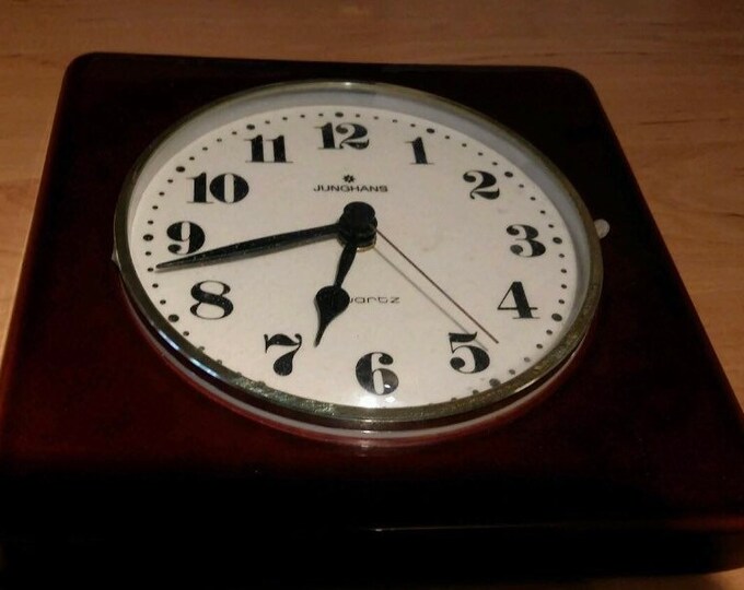1970s JUNGHANS Quartz Wall Clock Kitchen Clock Ceramic Large Etsy