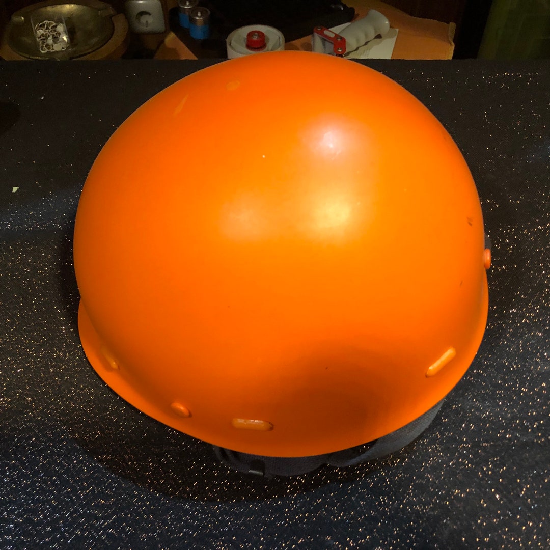 Helmet Orange Snowboard Helmet Ski Helmet Bicycle Helmet Etsy