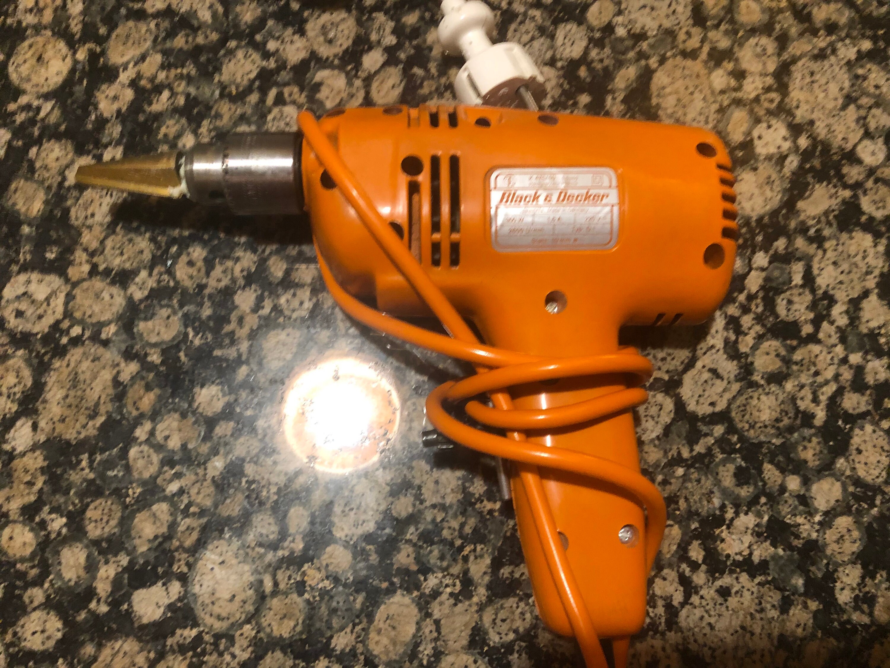 1970s Black and Decker Drill Orange Fully Functional Incl. Etsy