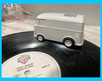 Nouveau RECORD RUNNER dans son emballage d'origine VWBus T1 comme tourne-disque Le plus petit tourne-disque portable au monde