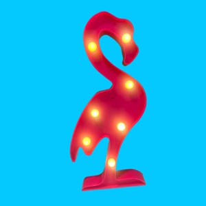 Flamingo neon light kmart deals