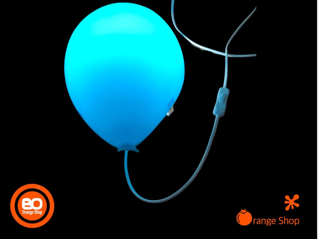 1990s IKEA Children's Room Lamp Blue Balloon Wall Lamp Etsy