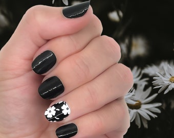 Just Daisy Nail Wraps | Nail Polish Stickers Nail Decals Nail Strips Non-Toxic Nail Polish